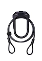 Cadenas de vélo Hiplok  D-Lock Dx Plus All Black With 2M Cable (Dxp1Ab)