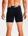 Caleçons pour homme Under Armour  Charged Cotton 6in 3Pack Black