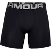 Caleçons pour homme Under Armour  Charged Cotton 6in 3Pack Black  S