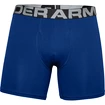 Caleçons pour homme Under Armour  Charged Cotton 6in 3Pack Blue