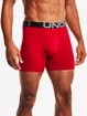 Caleçons pour homme Under Armour  Charged Cotton 6in 3Pack Red