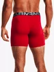 Caleçons pour homme Under Armour  Charged Cotton 6in 3Pack Red
