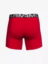 Caleçons pour homme Under Armour  Charged Cotton 6in 3Pack Red