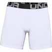 Caleçons pour homme Under Armour  Charged Cotton 6in 3Pack White