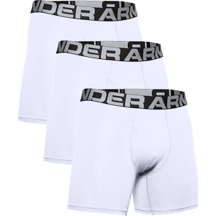 Caleçons pour homme Under Armour  Charged Cotton 6in 3Pack White