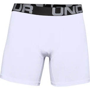 Caleçons pour homme Under Armour  Charged Cotton 6in 3Pack White