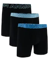 Caleçons pour homme Under Armour Perf Cotton 6in 3Pack Black