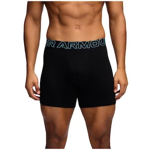 Caleçons pour homme Under Armour Perf Cotton 6in 3Pack Black
