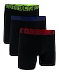 Caleçons pour homme Under Armour Perf Cotton 6in 3Pack Black