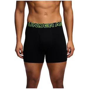 Caleçons pour homme Under Armour Perf Cotton 6in 3Pack Black