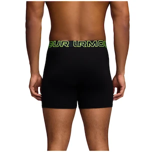Caleçons pour homme Under Armour Perf Cotton 6in 3Pack Black