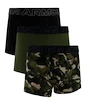 Caleçons pour homme Under Armour Perf Cotton Nov 3in Green