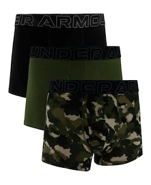 Caleçons pour homme Under Armour Perf Cotton Nov 3in Green