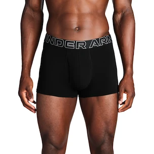 Caleçons pour homme Under Armour Perf Cotton Solid 3in 3Pack Black