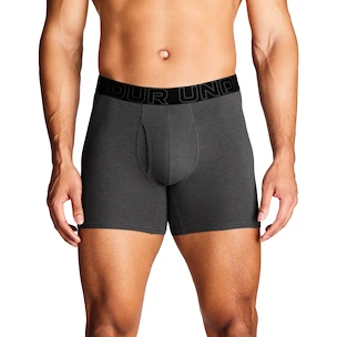 Caleçons pour homme Under Armour Perf Cotton Solid 6in 3Pack Castlerock Heather
