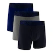 Caleçons pour homme Under Armour Perf Cotton Solid 6in 3Pack Navy
