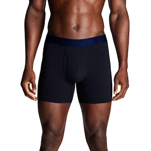 Caleçons pour homme Under Armour Perf Cotton Solid 6in 3Pack Navy