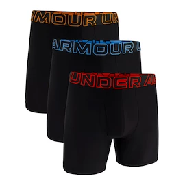 Caleçons pour homme Under Armour Perf Tech 6in 3Pack Black