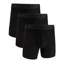 Caleçons pour homme Under Armour Perf Tech Mesh Solid 6in 3Pack Black