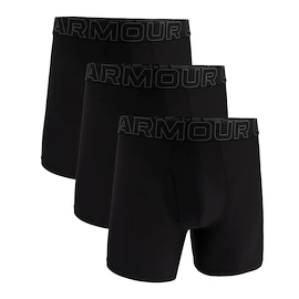 Caleçons pour homme Under Armour Perf Tech Mesh Solid 6in 3Pack Black