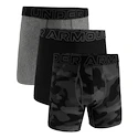 Caleçons pour homme Under Armour Perf Tech Print 6in 3Pack Black  S