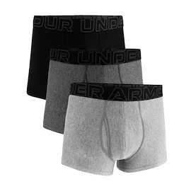 Caleçons pour homme Under Armour Perf Tech Solid 3in 3Pack Steel Heather