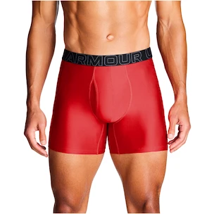 Caleçons pour homme Under Armour Perf Tech Solid 6in 3Pack Red