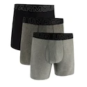 Caleçons pour homme Under Armour Perf Tech Solid 6in 3Pack Steel Heather
