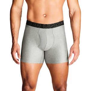 Caleçons pour homme Under Armour Perf Tech Solid 6in 3Pack Steel Heather