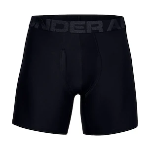 Caleçons pour homme Under Armour  Tech 6in 2Pack Black  S