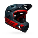Casque de cyclisme Bell  Super DH Spherical Mat Blue/Crimson