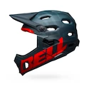 Casque de cyclisme Bell  Super DH Spherical Mat Blue/Crimson