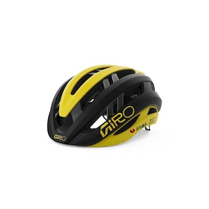 Casque de cyclisme Giro Aries  Spherical Mat Black/Yellow Visma S
