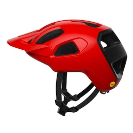 Casque de cyclisme POC Cularis Prismane Red Matt/Uranium Black Matt