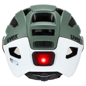 Casque de cyclisme Uvex Finale Visor V Moss Green-Cloud M (S4109770400) 52 - 57 cm