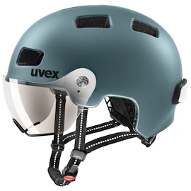 Casque de cyclisme Uvex Rush Visor Deep Turquoise Mat (S4100280400)