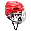 Casque de hockey Bauer  IMS 5.0 II Combo Red Senior