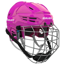 Casque de hockey Bauer RE-AKT 55 Combo Pink Senior
