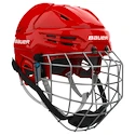 Casque de hockey Bauer RE-AKT 55 Combo Red Senior L