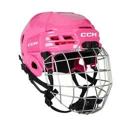 Casque de hockey CCM Tacks 70 Combo Pink débutant