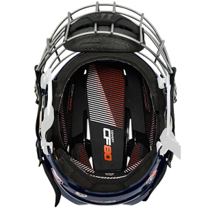 Casque de hockey Warrior Covert CF 80 Combo Navy Senior