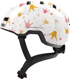 Casque pour enfant Abus Skurb Kid white crowns