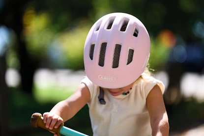 Casque pour enfant Abus Smiley 3.0 ACE LED pure rose S