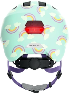 Casque pour enfant Abus Smiley 3.0 LED Blue Rainbow