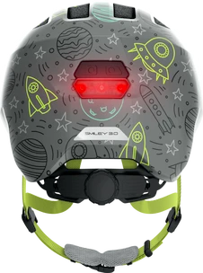Casque pour enfant Abus Smiley 3.0 LED Grey space