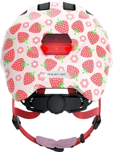 Casque pour enfant Abus Smiley 3.0 LED Rose strawberry S