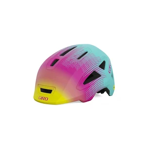 Casque pour enfant Giro Scamp  II MIPS Mat Teal/Pink Towers S