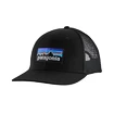 Casquette Patagonia  P-6 Logo Trucker Hat Black