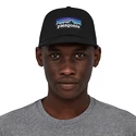 Casquette Patagonia  P-6 Logo Trucker Hat Black