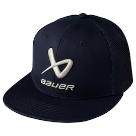 Casquette pour homme Bauer Core Flat Brim Snapback Navy